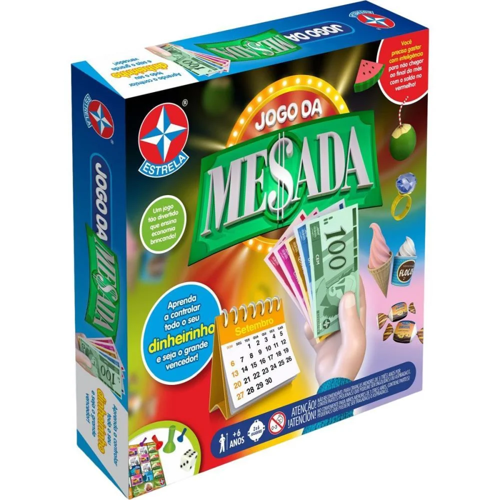 Jogo De Tabuleiro Jogo Da Mesada Estrela