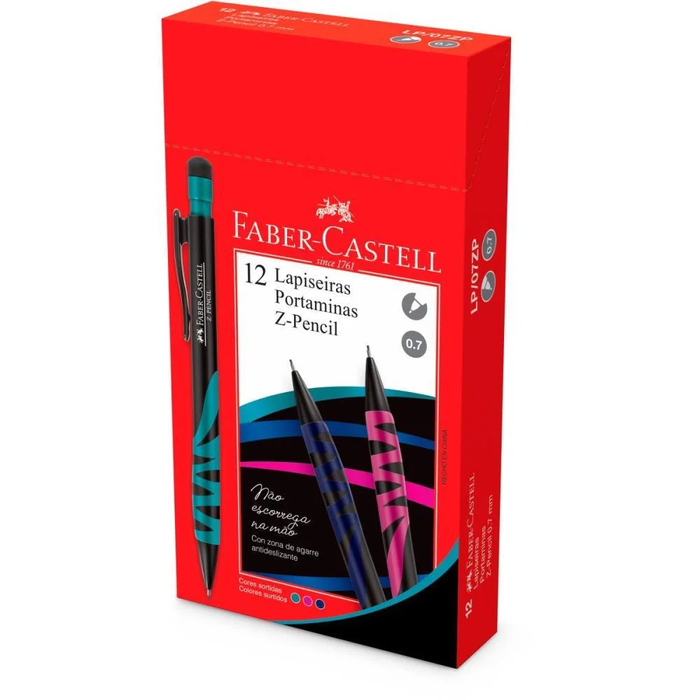 Lapiseira 0.7Mm Z-Pencil Mix Faber-Castell (Cx.c/12)