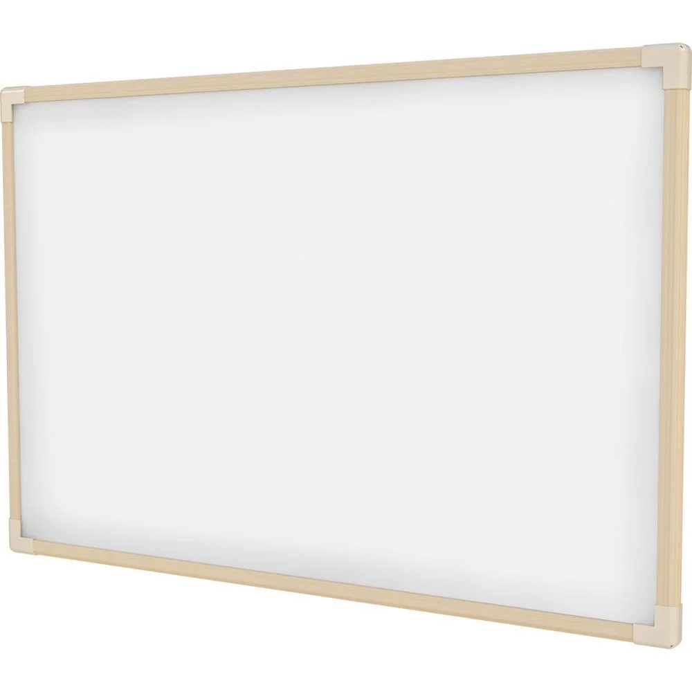 Quadro Branco Moldura Madeira 070X050Cm. Neo Stalo (Pct.c/02)
