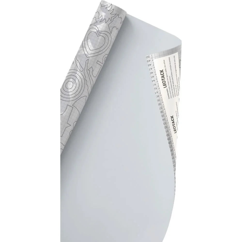 Plastico Adesivo Transparente 45Cm X 25M 0,80 Leonora (Rolo)
