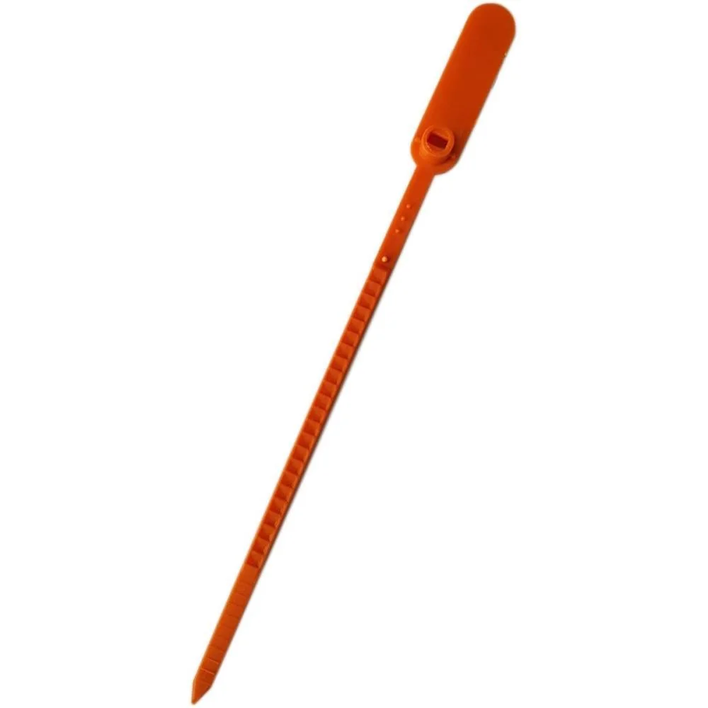 Lacre Para Malote Laranja Escada Pp 16Cm. Tykheplas C/ 100 Unidades