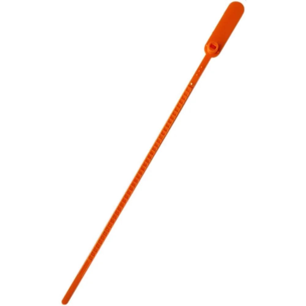 Lacre Para Malote Laranja Escada Pp 23Cm. Tykheplas C/ 100 Unidades