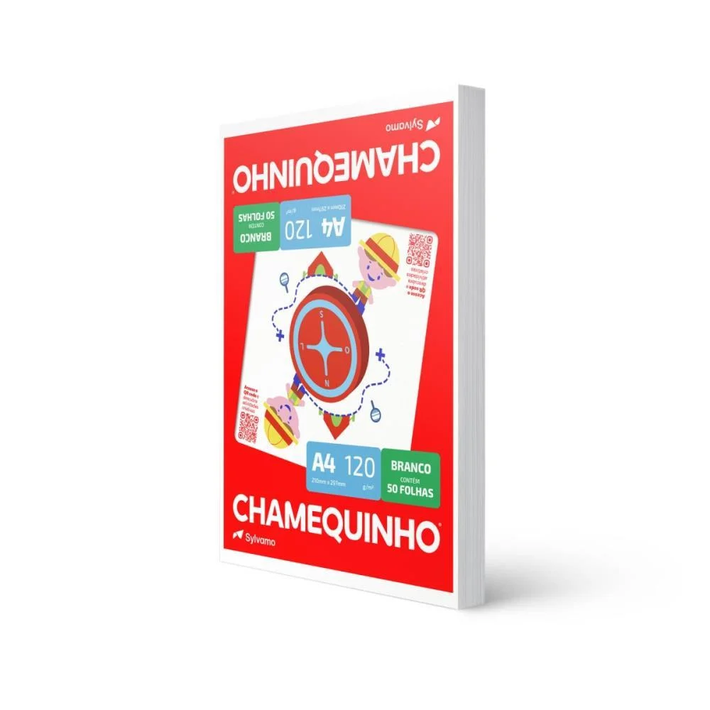Papel Sulfite A4 Chamequinho 40K 120G Branco Chamex (Pct.c/50)