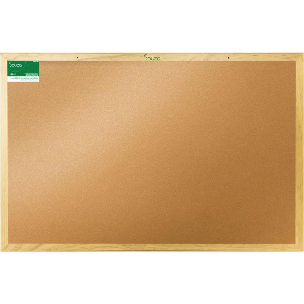 Quadro Aviso Moldura Madeira Cortica Standard 040X030Cm Souza
