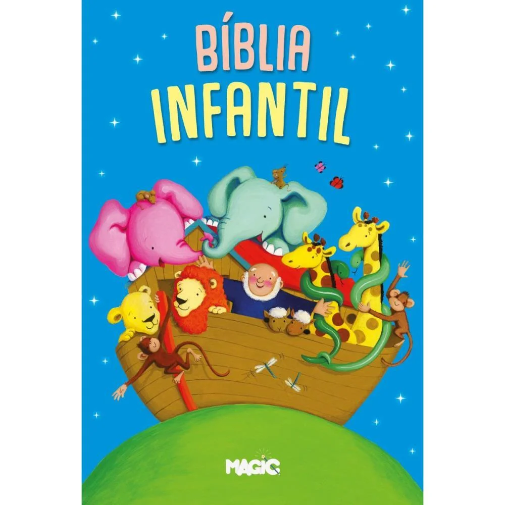 Livro Infantil Ilustrado Biblia Infantil 128P 20X13,5Cm Magic Kids