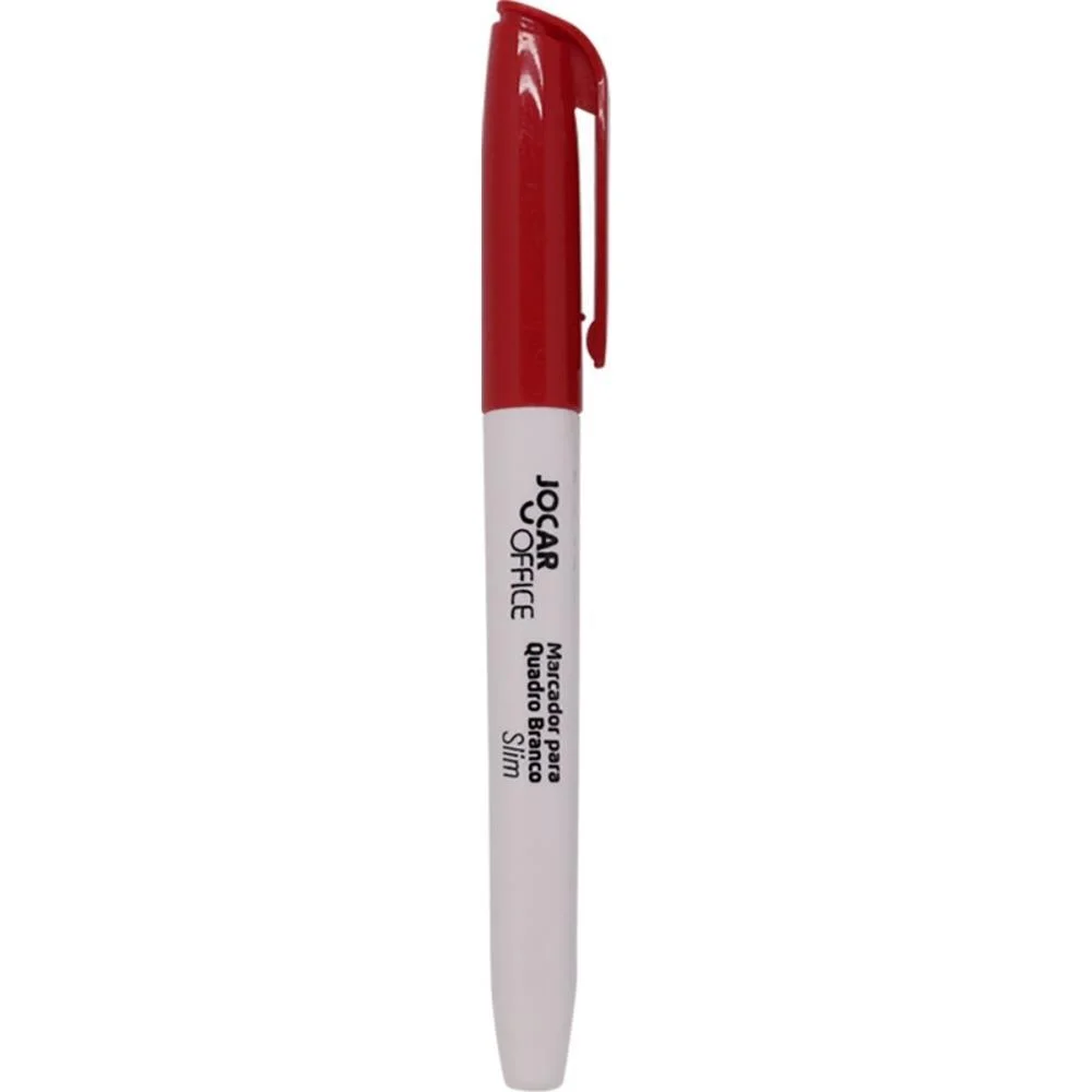 Pincel Quadro Branco Jocar Slim Vermelho Leonora (Cx.c/12)