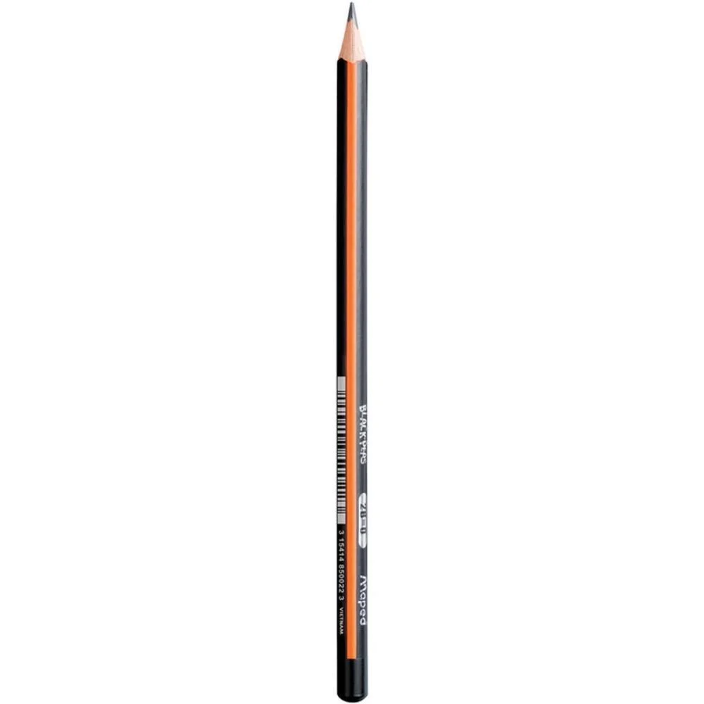Lapis Preto Tecnico Black Peps 6B Maped (Cx.c/12)