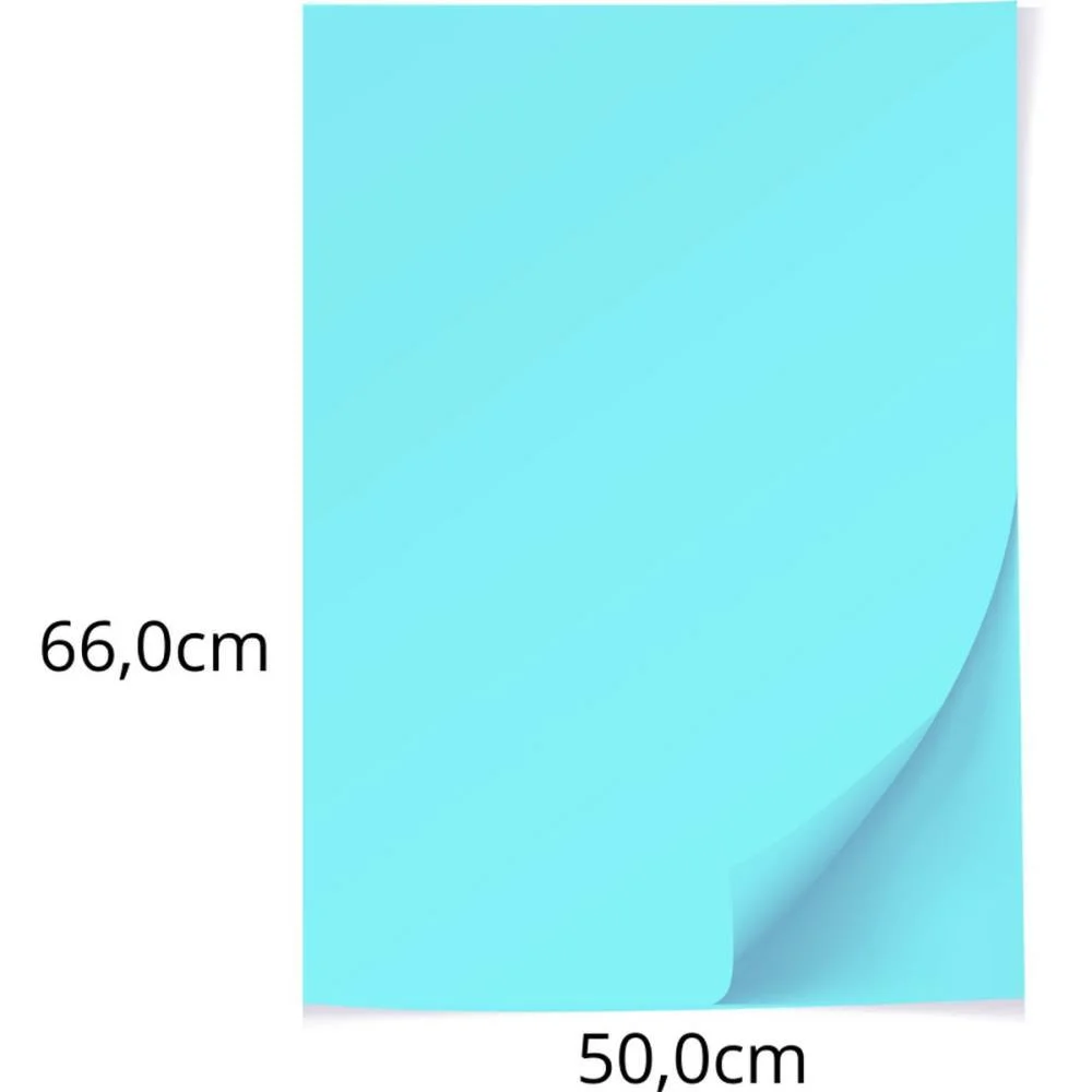 Papel Cartolina Azul Escolar 50X66 140G. Scrity C/ 100 Unidades
