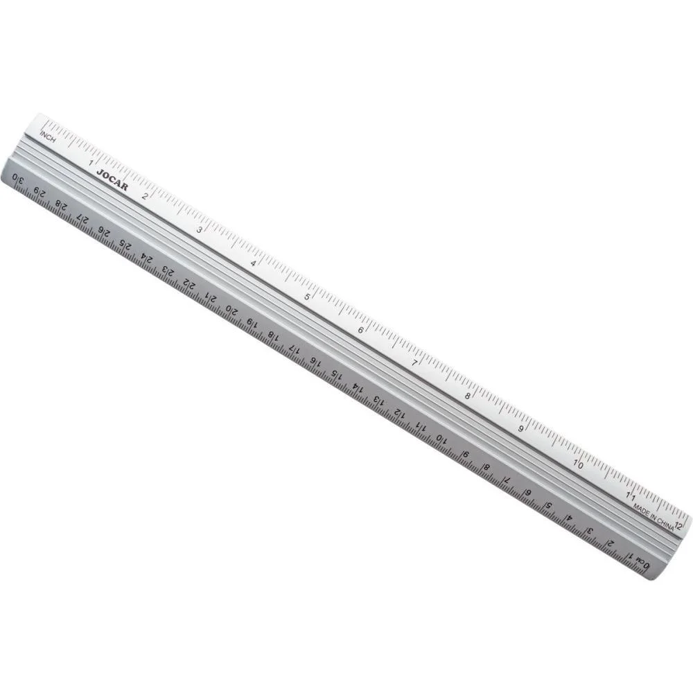Regua De Aluminio Jocar Office 30Cm Leonora