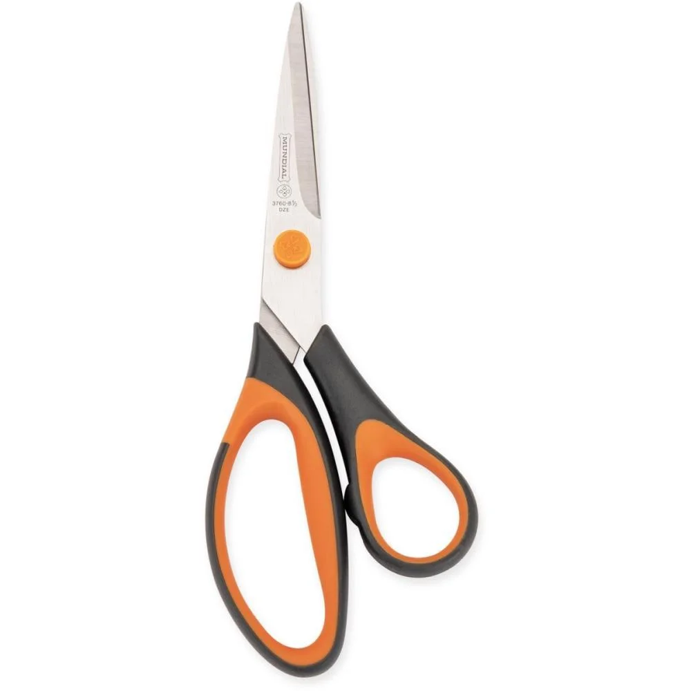 Tesoura Multiuso 3700 Laranja/Gf 22Cm Mundial (Blister)