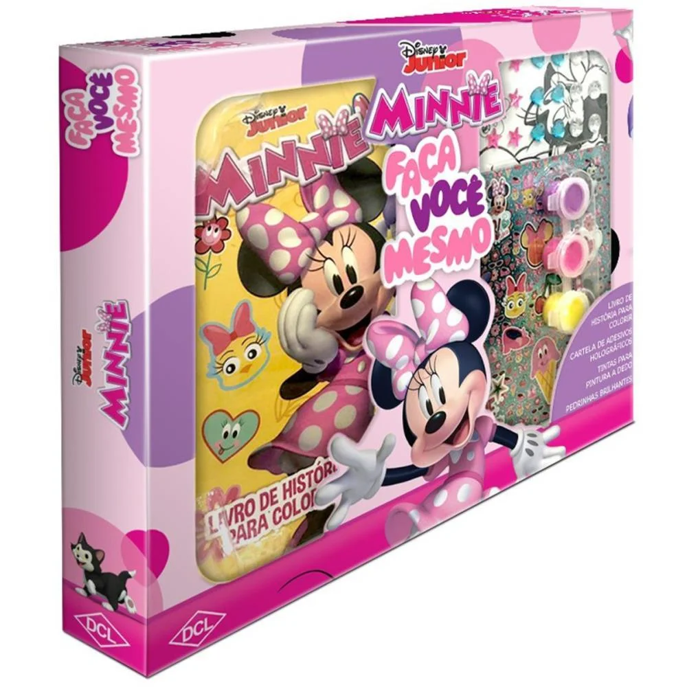Livro Infantil Colorir Minnie Faca Voce Mesmo Dcl