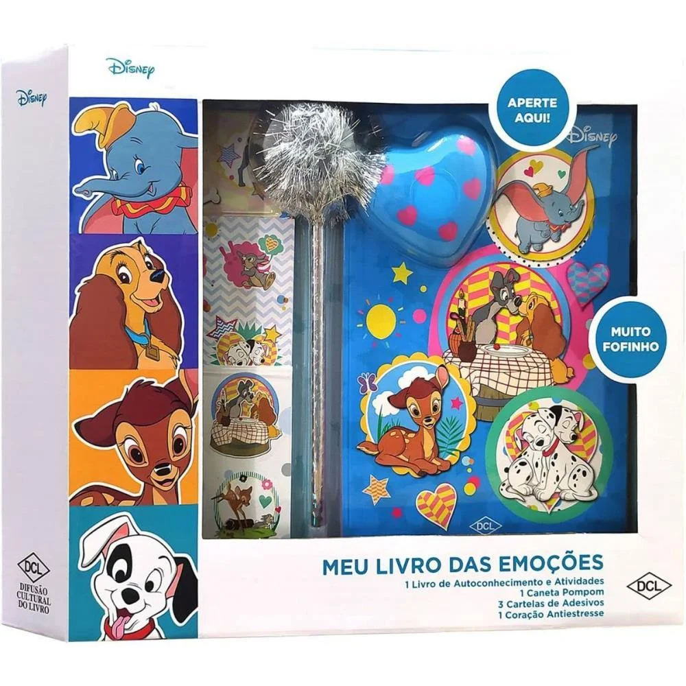 Livro Infantil Colorir Disney Livro Das Emocoes Dcl