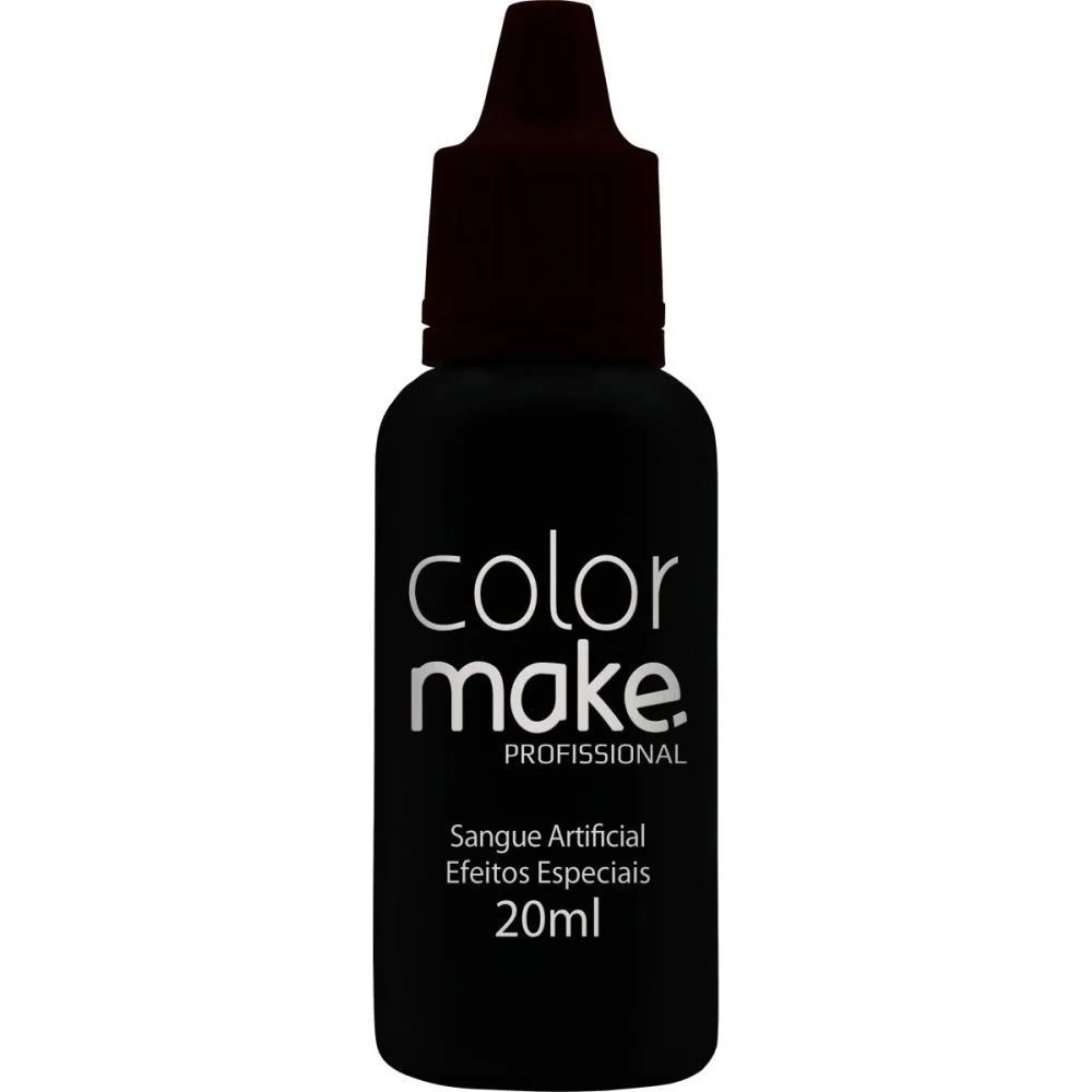 Pintura Facial Sangue Artificial 20Ml. Colormake C/ 12 Unidades