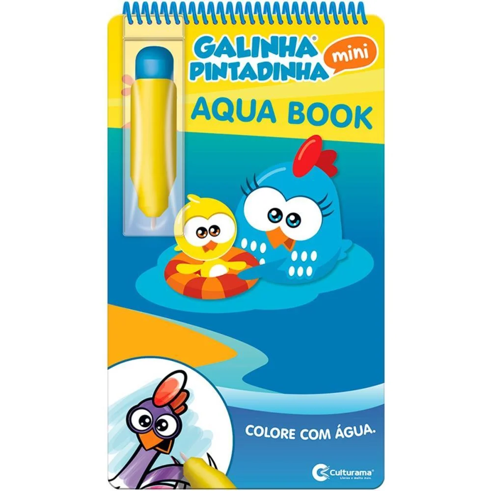 Livro Aquabook Galinha Pintadinha 24,5X14 10P Culturama