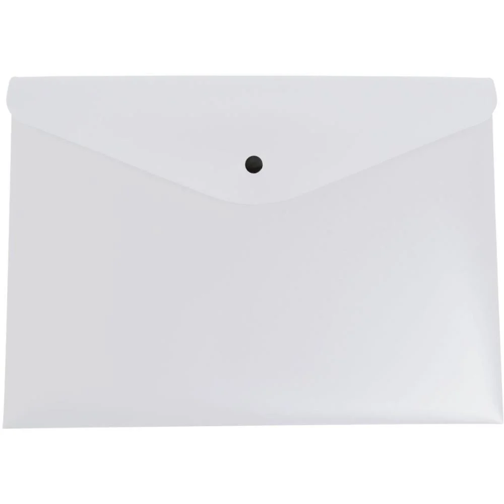 Pasta Envelope A4 Cristal C/Botao Dello (Pct.c/10)