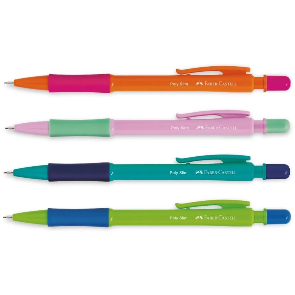 Lapiseira 0.7Mm Poly Slim Mix (S) Faber-Castell (Cx.c/12)