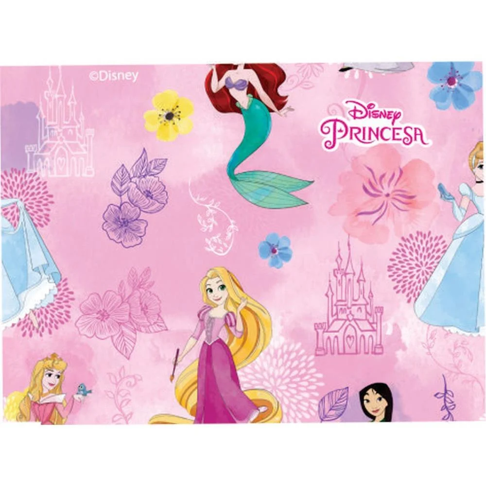 Plastico Adesivo 45Cmx10M Princesas V.m.p. (Rolo)