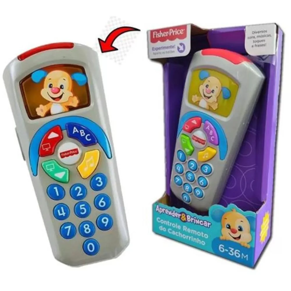 Fisher-Price Aprender Brincar Controle Remoto Do Cachorrinho Mattel