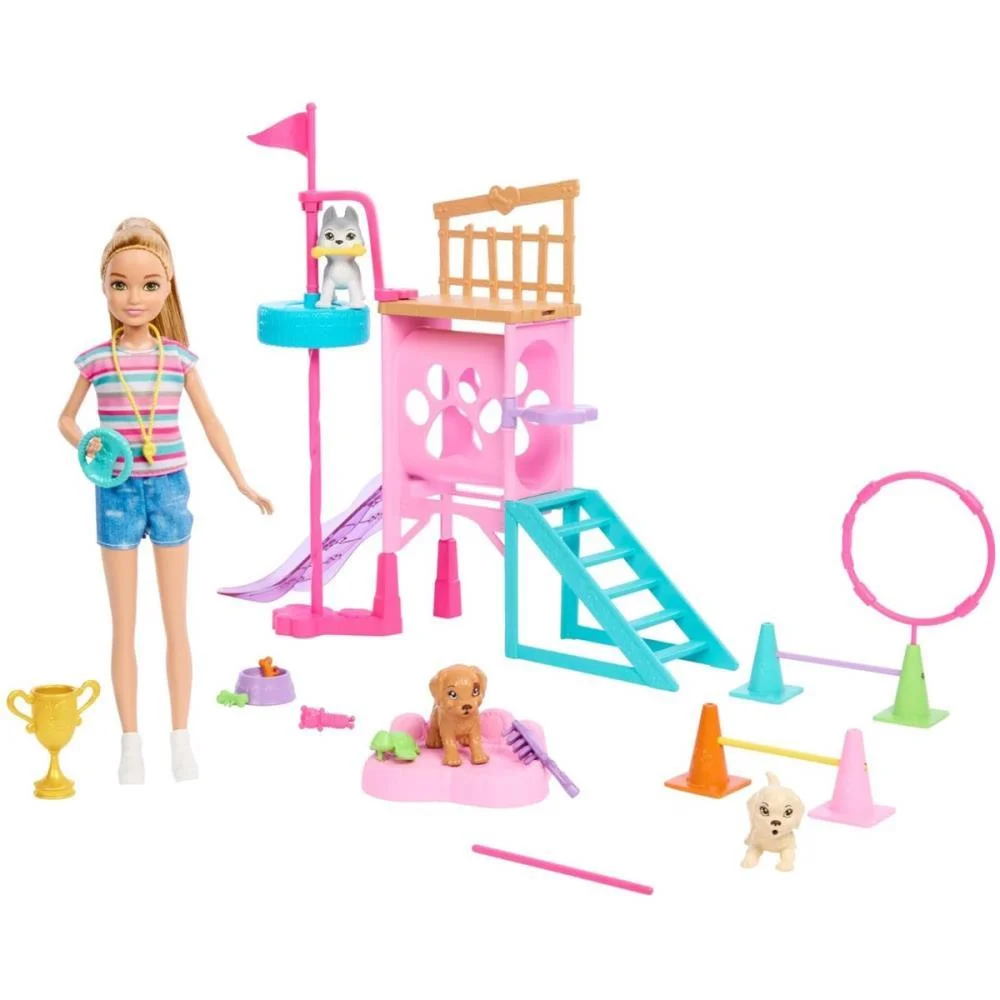 Barbie Entretenimento Stacie Conj Treinadora De Cach Mattel