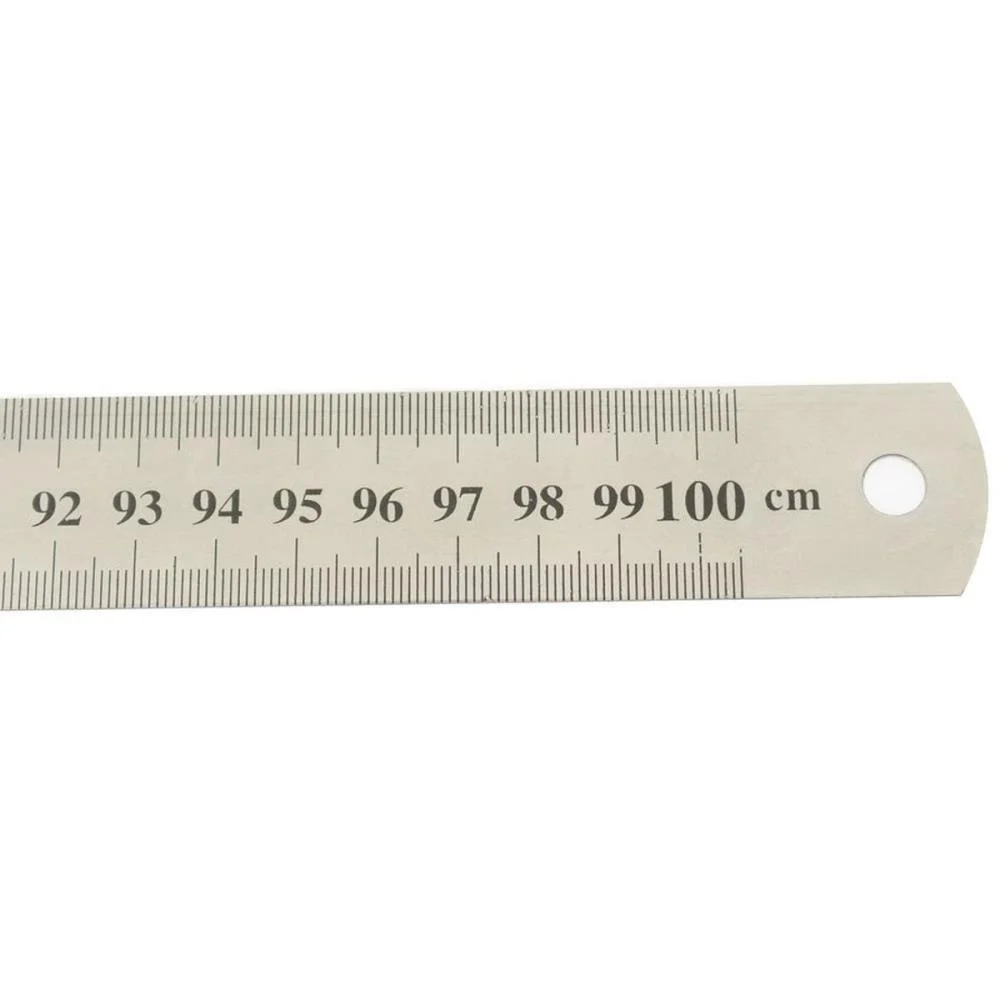 Regua De Aco Inox 100Cm. Maxcril