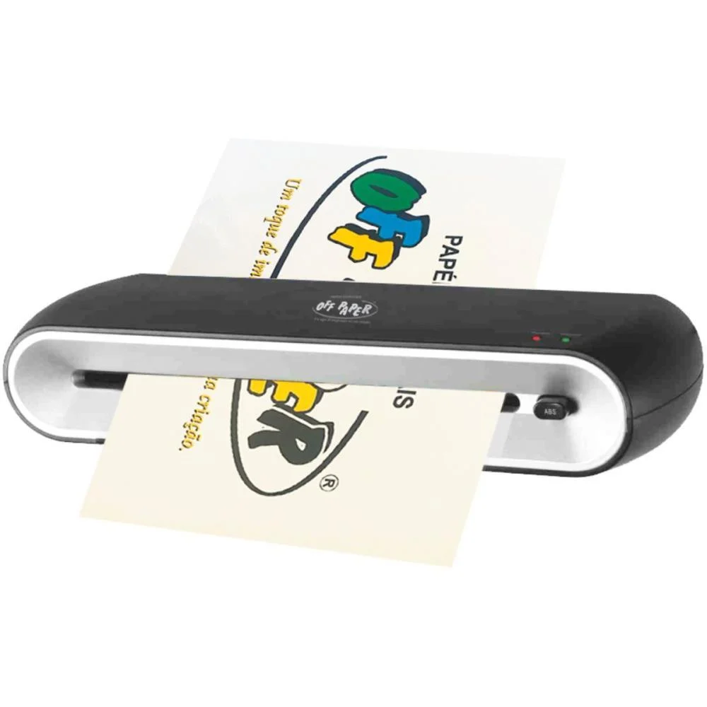 Maquina Plastificadora A-4 Off-L01 220V Preta Off Paper