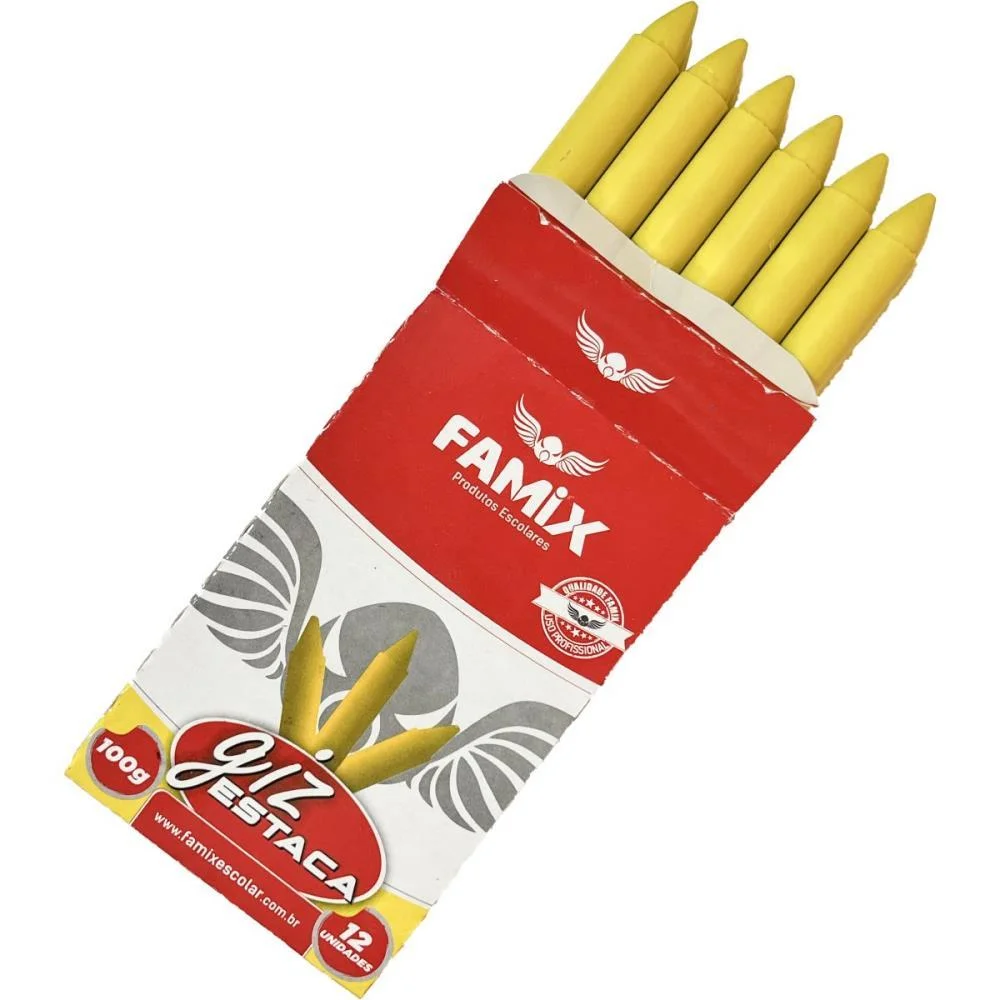 Lapis Estaca Amarelo 100G Famix (Duzia)