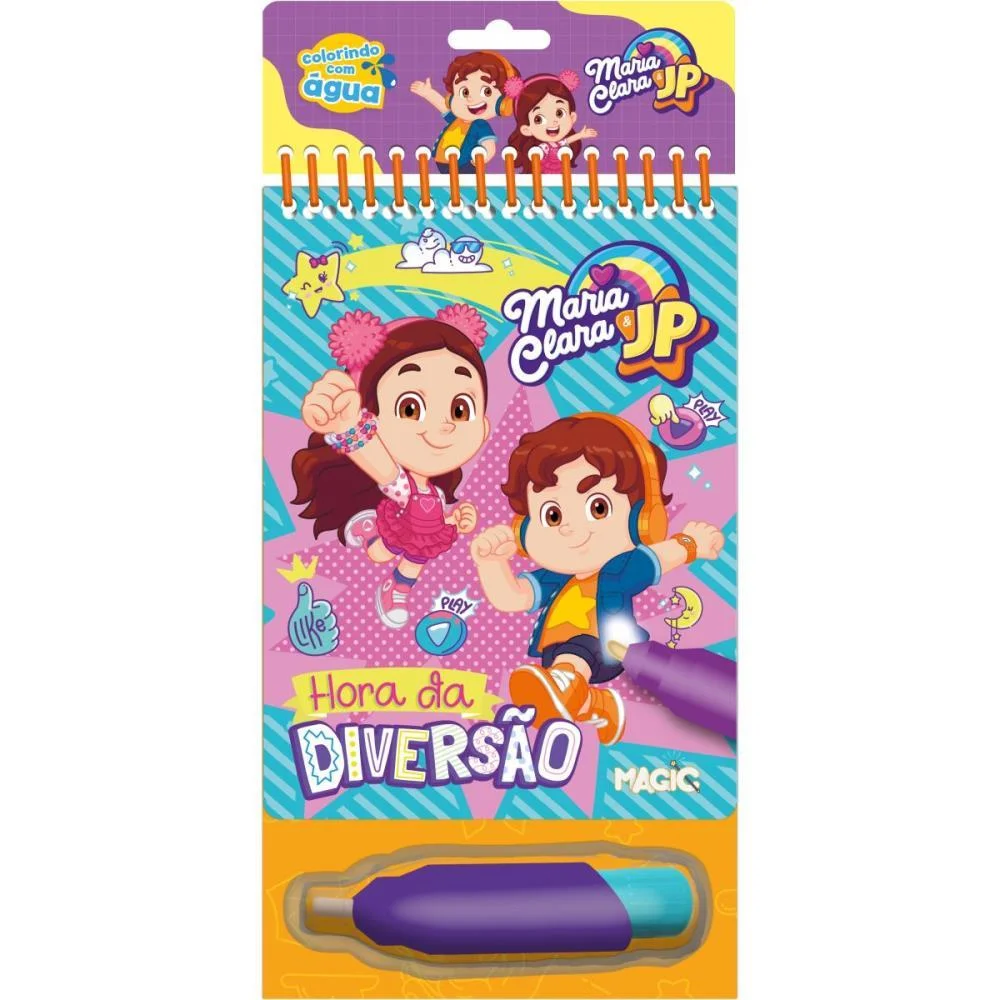 Livro Aquabook Maria Clara E Jp 24X14Cm 10Pgs Magic Kids