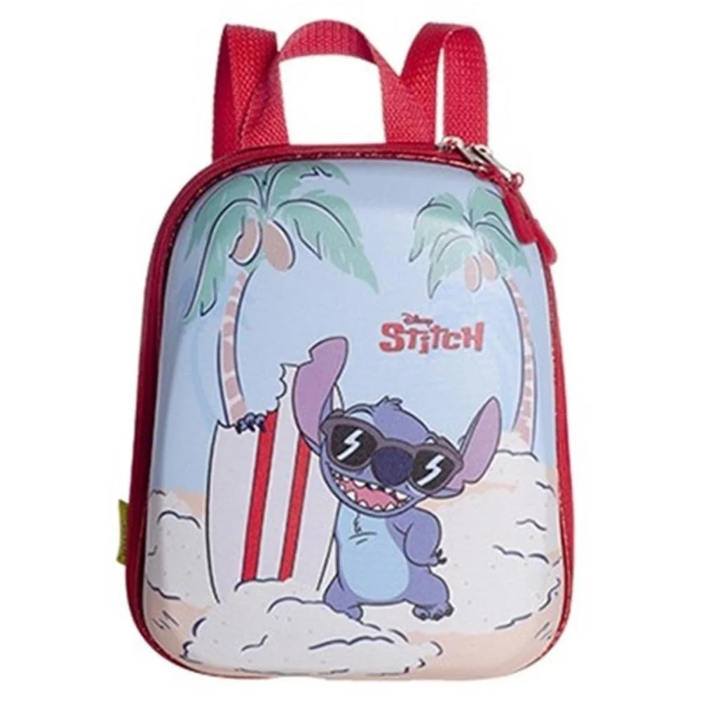 Mochila Infantil Stitch Praia Pequena Maxtoy