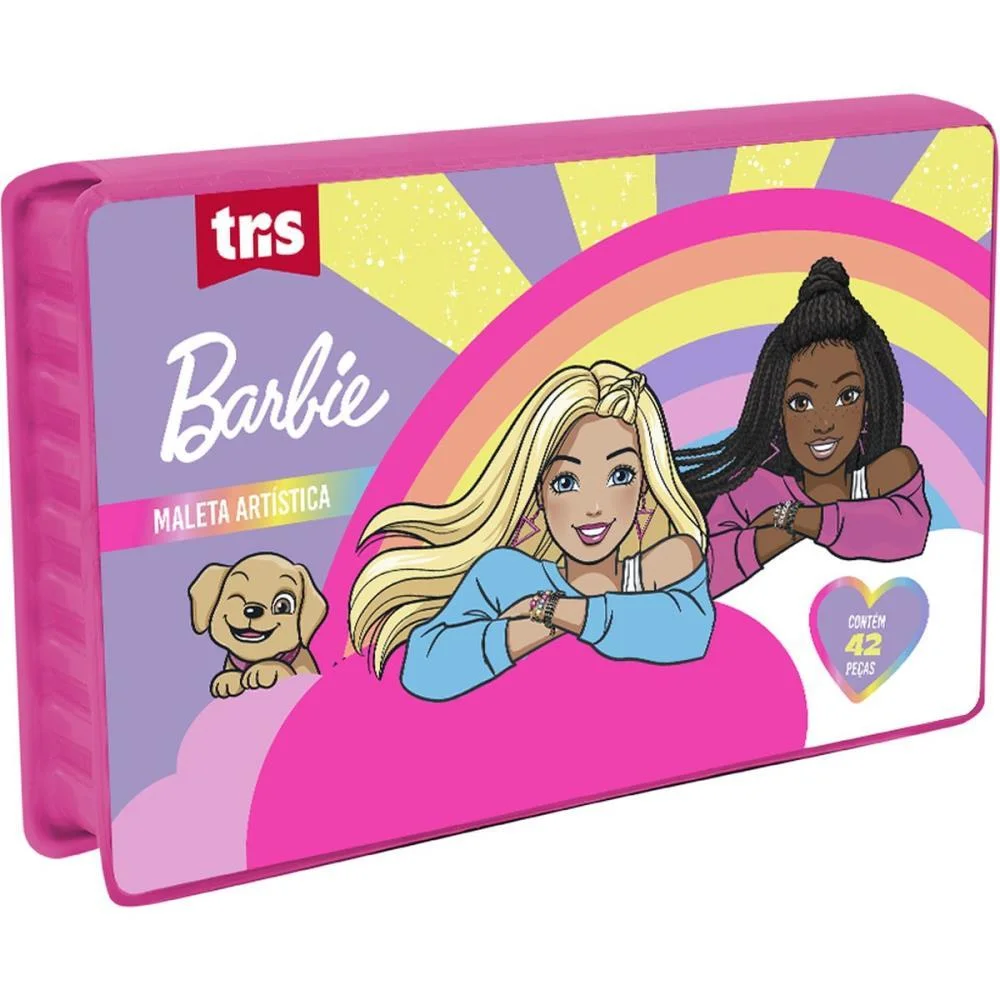 Maleta Para Pintura Barbie 42 Pecas Summit