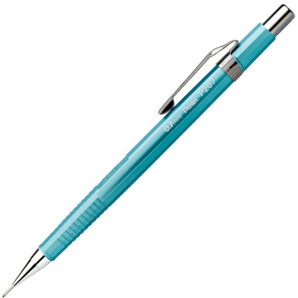 Lapiseira 0.7Mm Metalizada Azul Pentel (Cx.c/06)