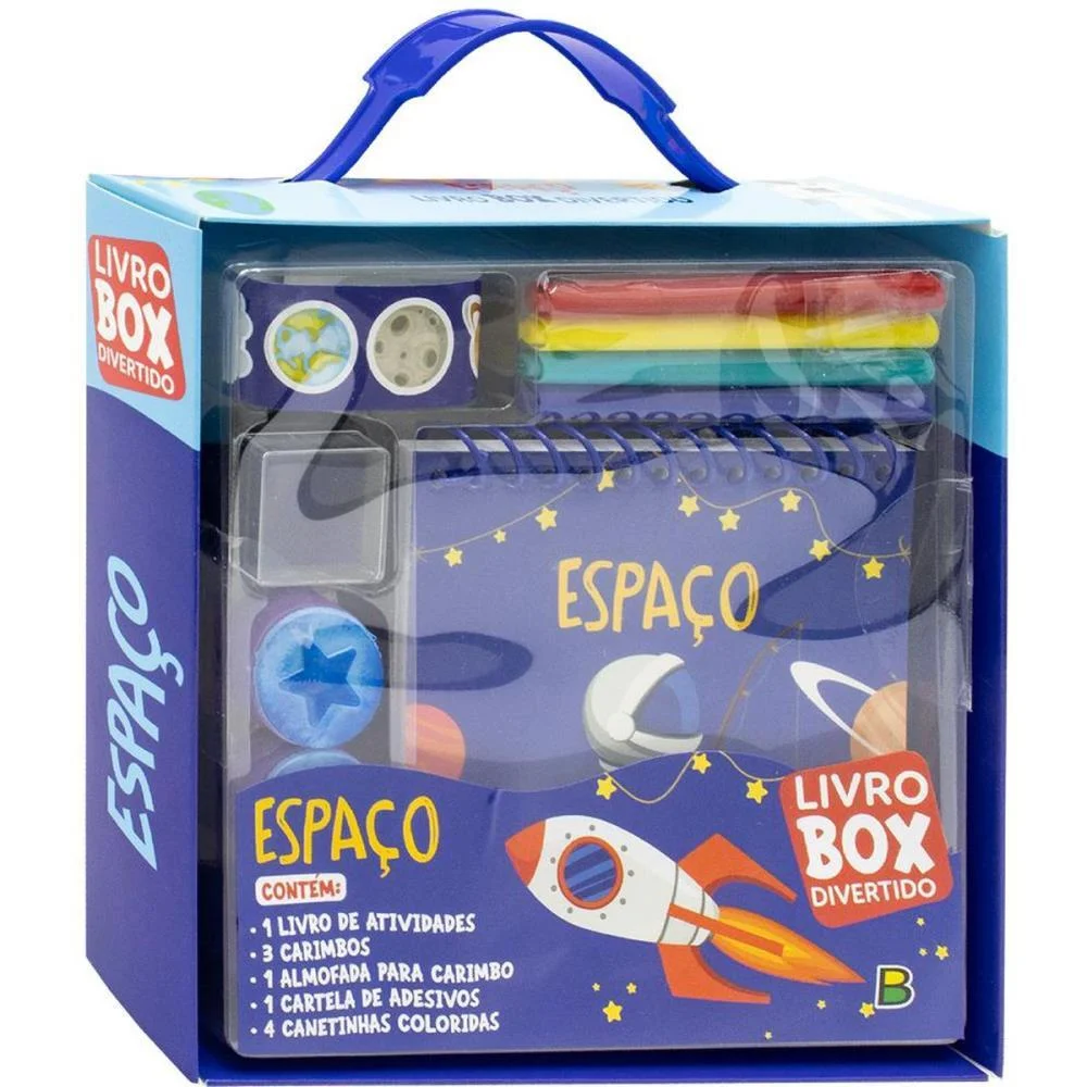 Livro De Atividades Box Divertido Espaco 10Pcs Todolivro