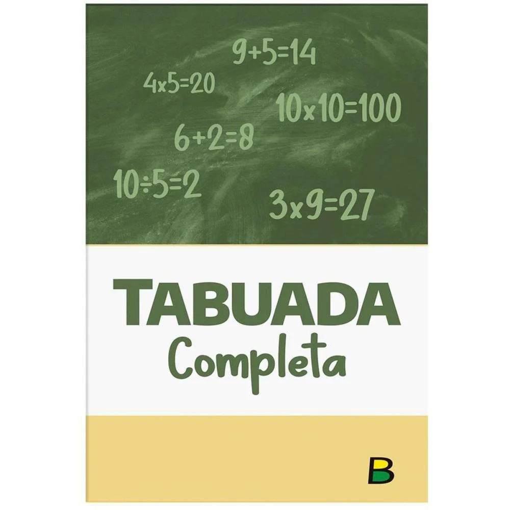 Livro Pedagogico Tabuada Completa 10X15Cm 14Pag Todolivro (Pct.c/10)