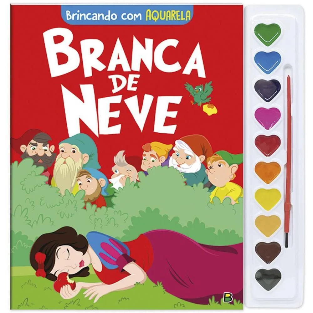 Livro Aquarela Branca De Neve 27X28Cm 16Pag. Todolivro