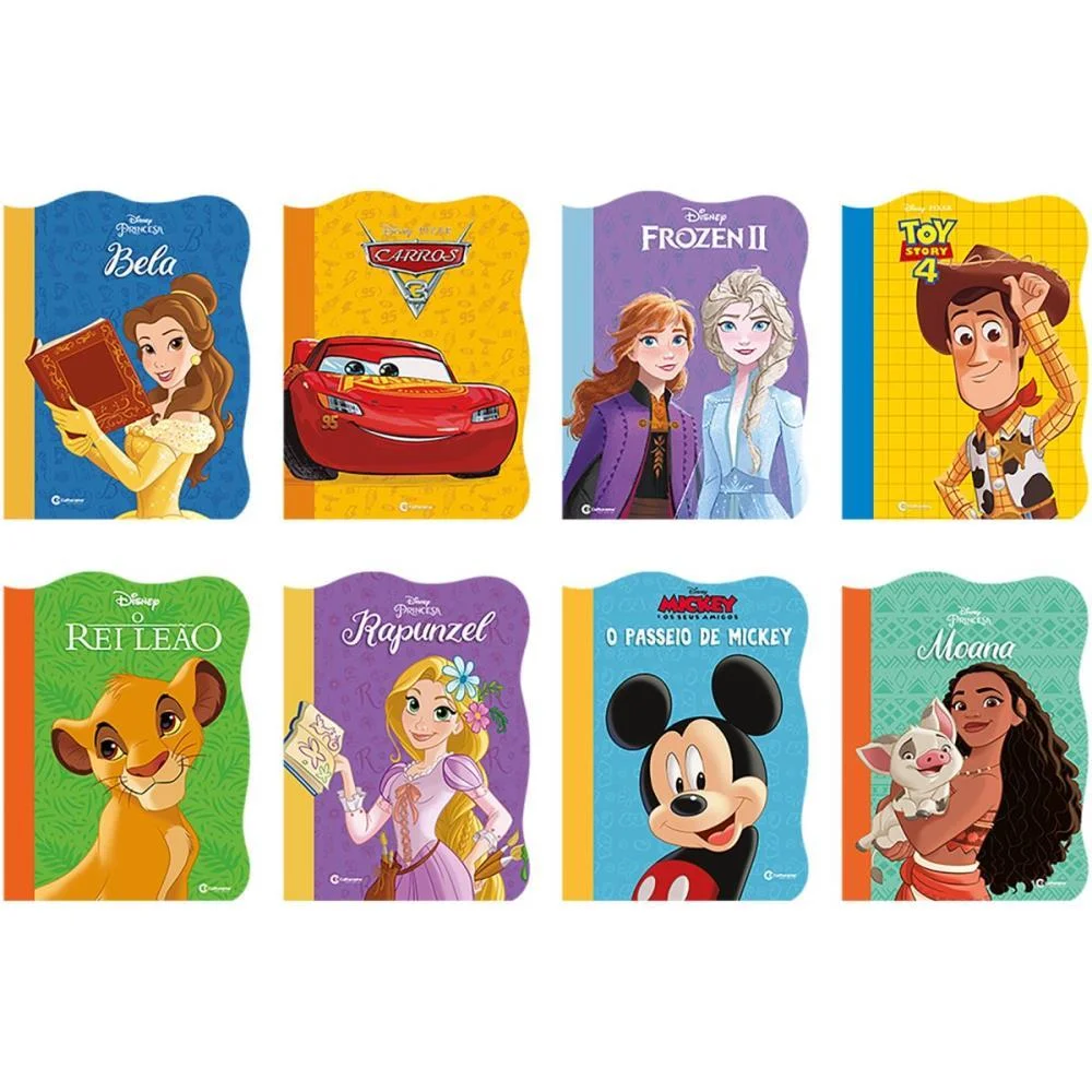 Livro De Leitura Disney Recortados 16P 21X28 (S Culturama (Pct.c/08)