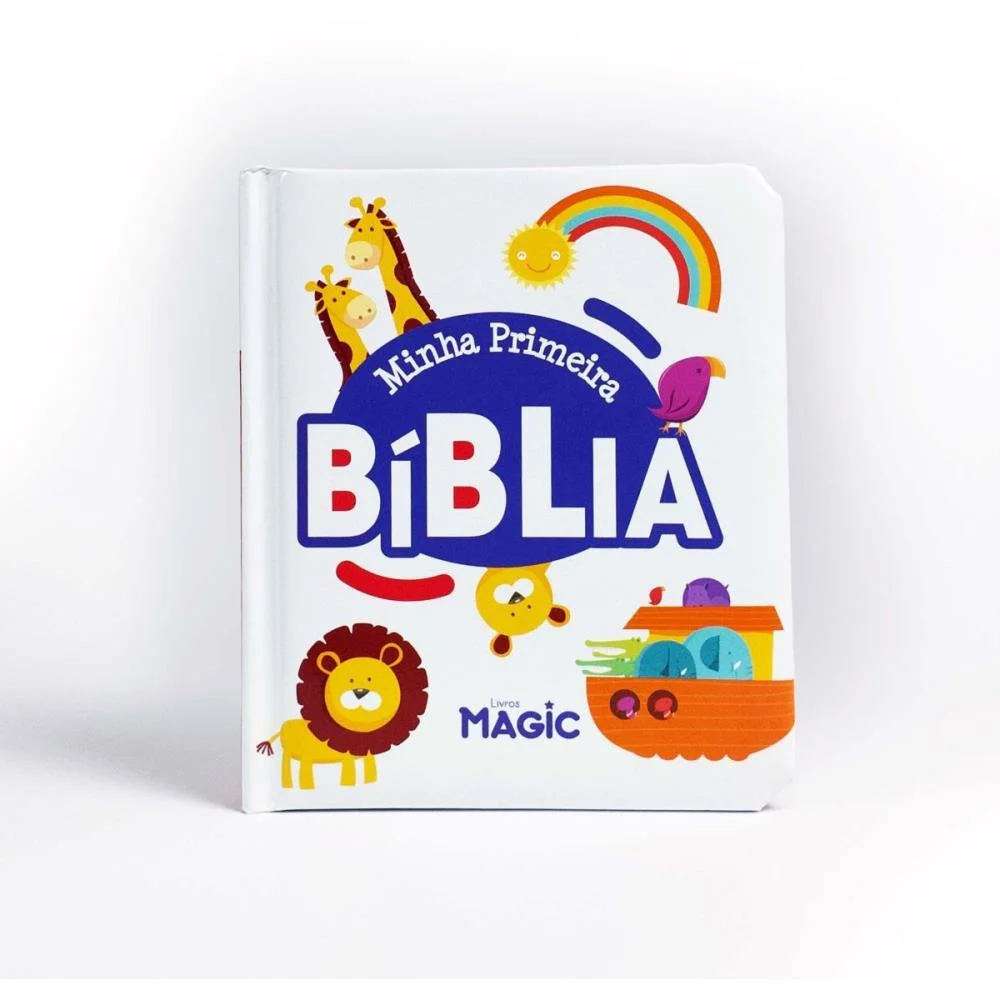 Livro Infantil Ilustrado Minha Primeira Biblia 20Pgs Magic Kids