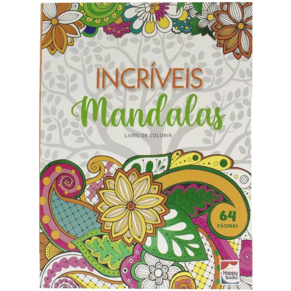 Livro De Colorir Mandalas Magicas 21,5X28 64Pg Todolivro