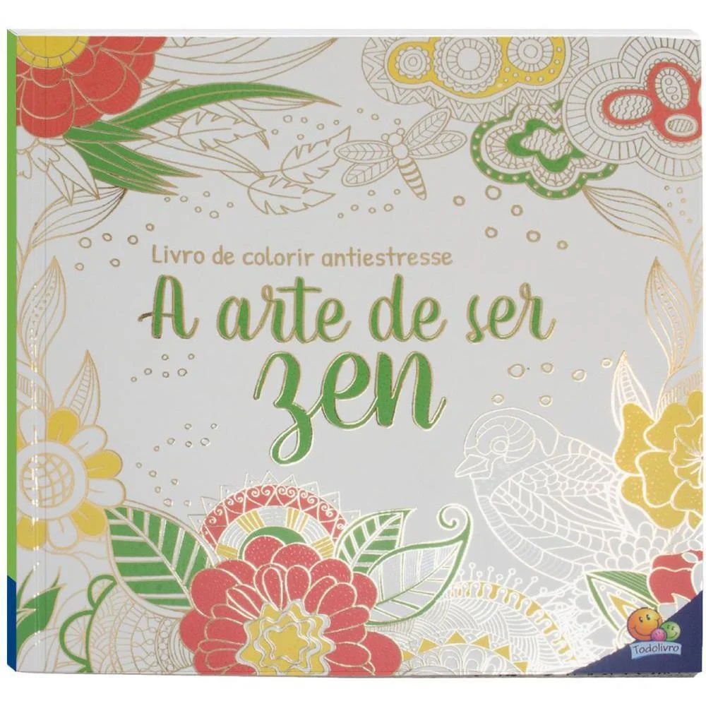 Livro De Colorir Antiestresse Arte Ficar Zem 48 Todolivro