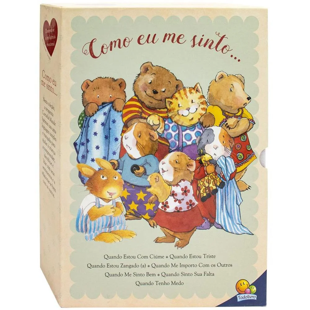 Livro Infantil Ilustrado Como Me Sinto C.d Ed.luxo 32P Todolivro (Dp.c/07)