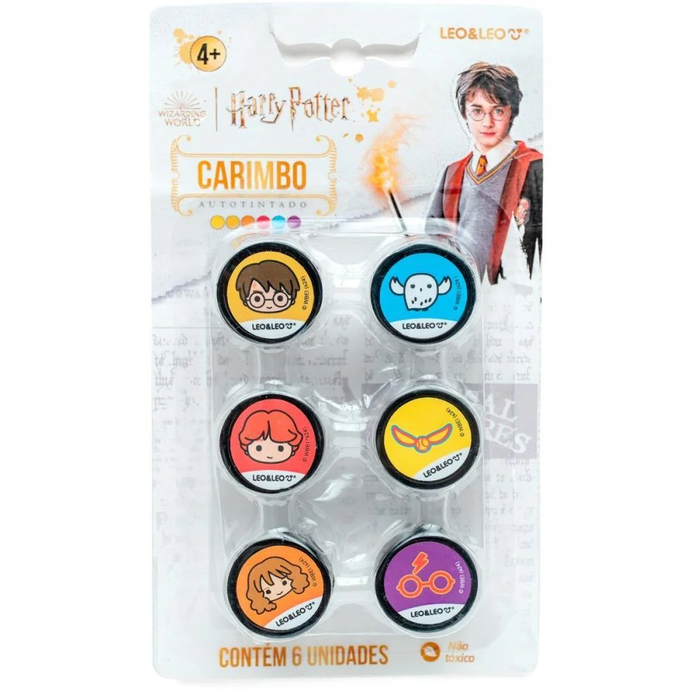 Carimbo Pedagogico Harry Potter 6 Modelos Leonora (Bl.c/06)