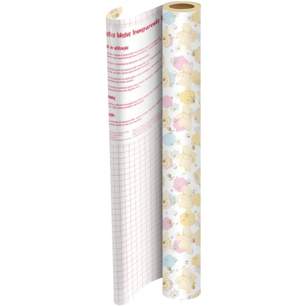 Plastico Adesivo 45Cmx10M Pooh Pp 0,08Mm Dac (Rolo)