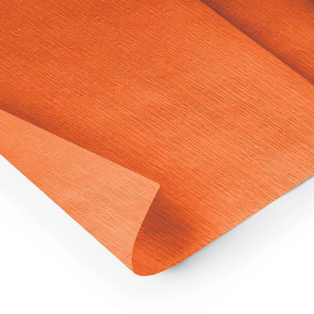 Papel Crepom 48Cmx2,00M. Laranja Ridet (Pct.c/10)