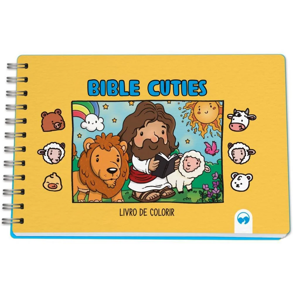 Livro De Colorir Bible Cuties 64P Cd 150G 15X21 Vale Das Letras