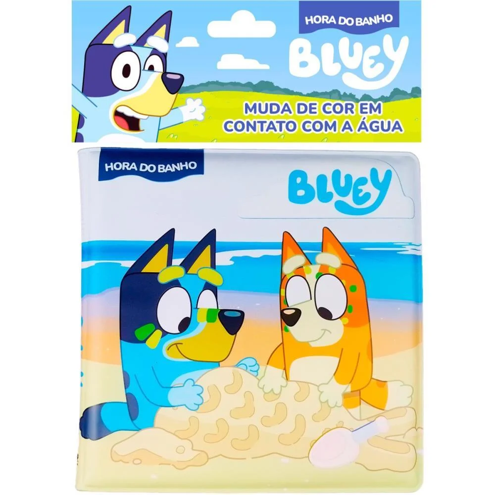 Livro Para Banho Bluey 15X15Cm 8 Paginas Online Editora