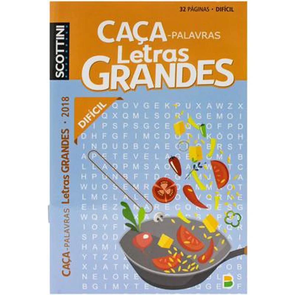 Livro De Atividades Caca-Palavras Dific.n.2018 32P Todolivro (Pct.c/10)