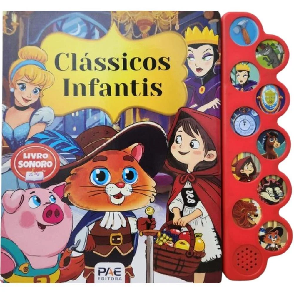 Livro Sonoro Classicos Infan. 28,5X26,7 10P Pae Editora