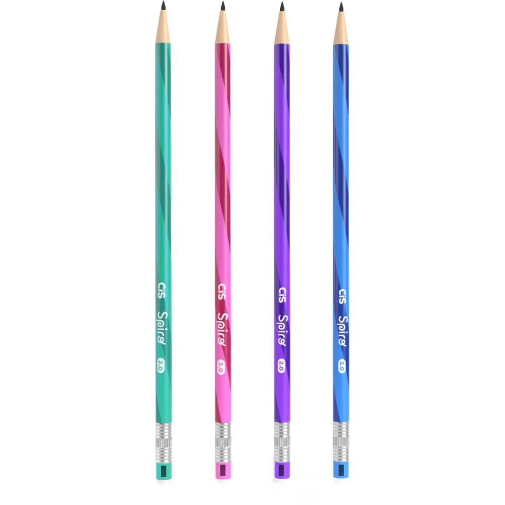 Lapiseira 2.0Mm Cis Spiro 4 Cores Sortidas Sertic C/ 30 Unidades