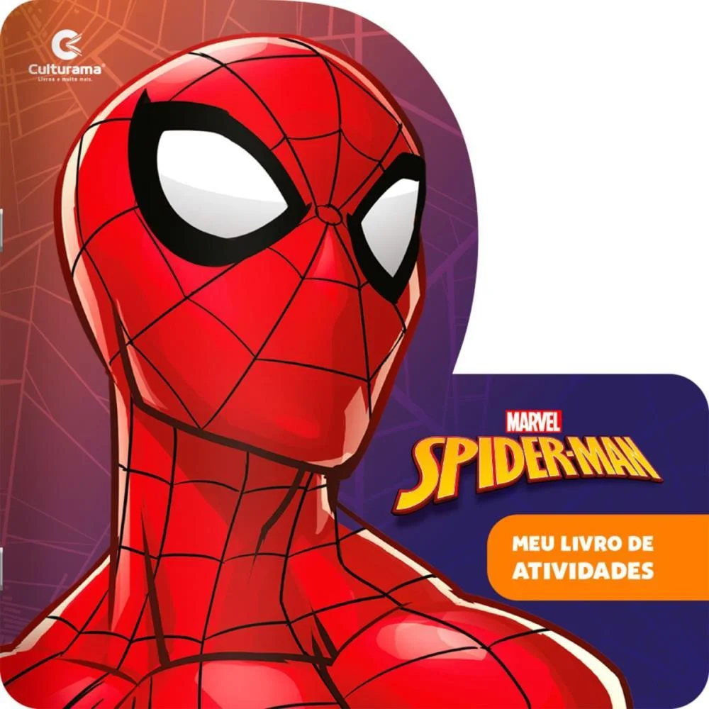 Livro De Atividades Recortado Homem Aranha 24Pgs Culturama