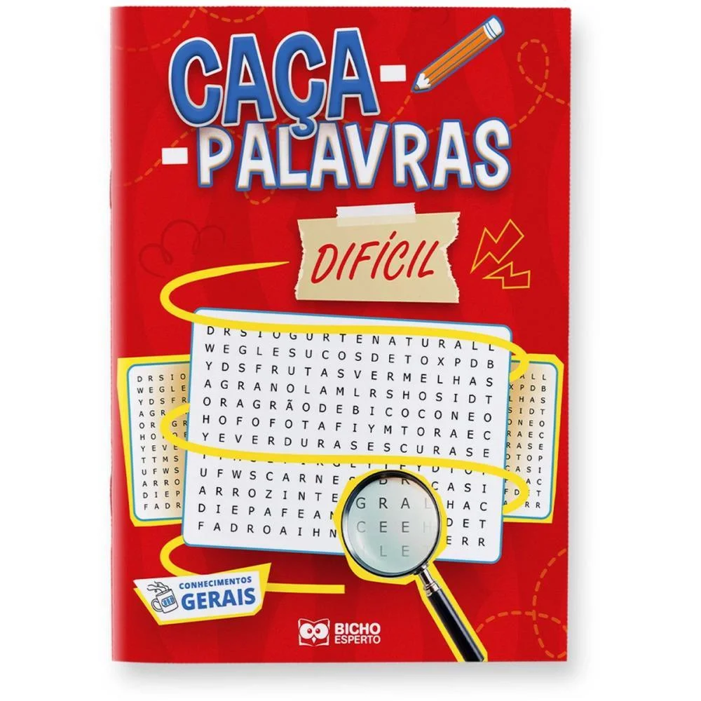 Livro De Atividades Caca Palavras Nivel Dificil Bicho Esperto (Pct.c/10)