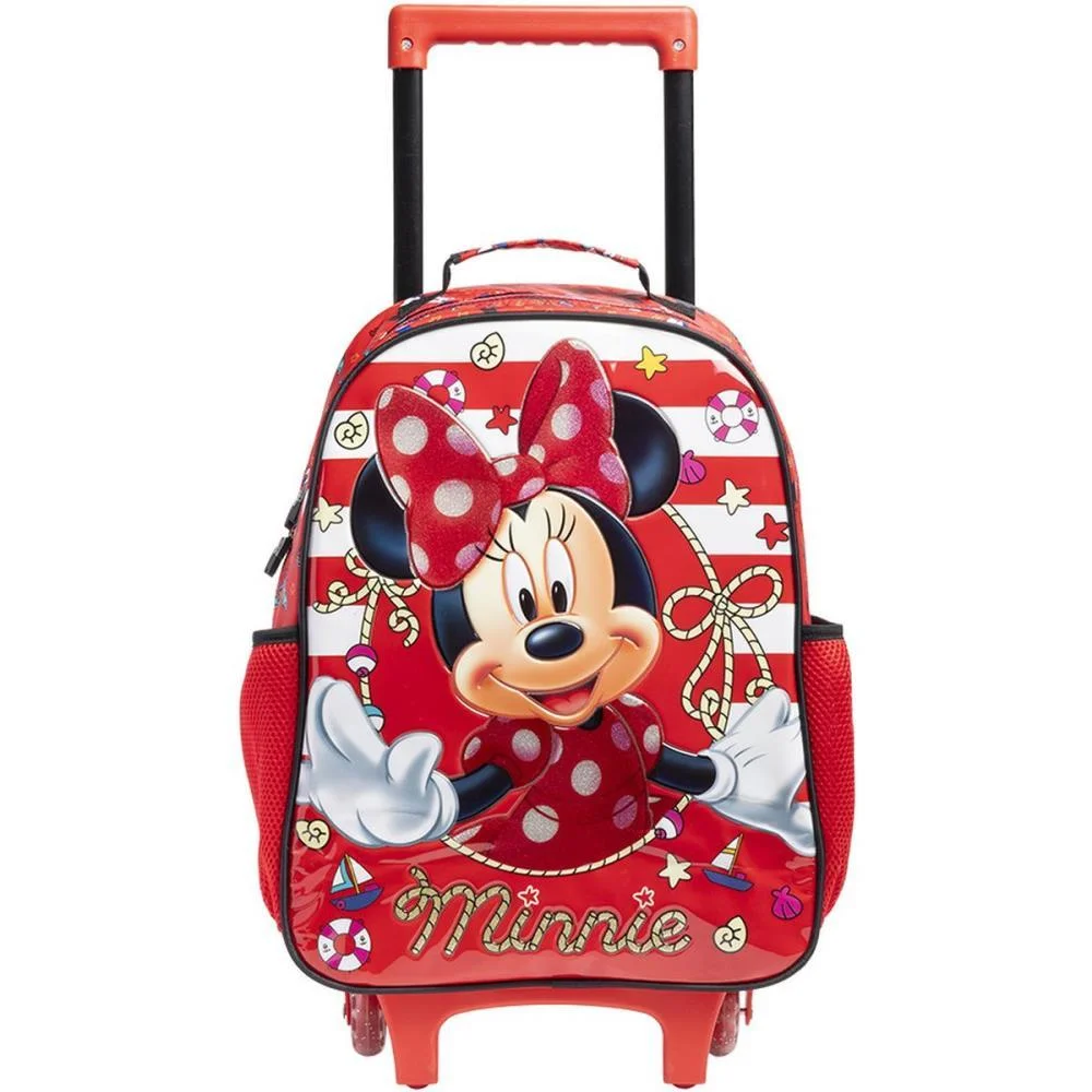 Mochila Infantil Com Rodinha Minnie X Xeryus