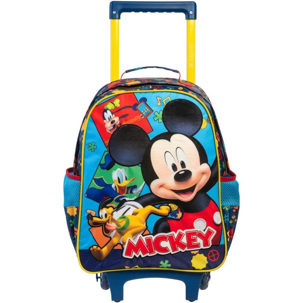 Mochila Infantil Com Rodinha Mickey R Xeryus